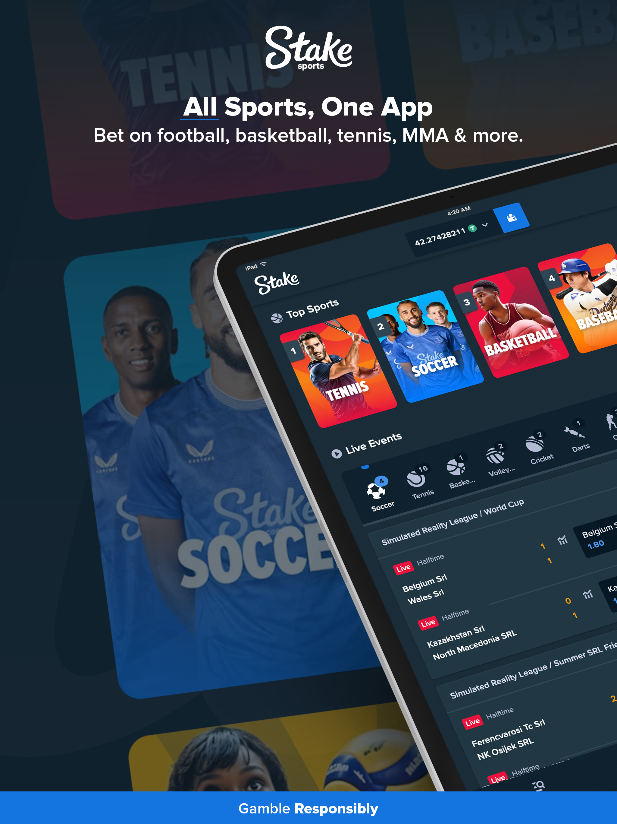 Stake Sports - Real Money