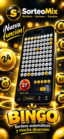 Bolillero y Sorteos- SorteoMix iPhone screenshot 3