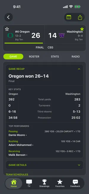 Washington Football screenshot 3