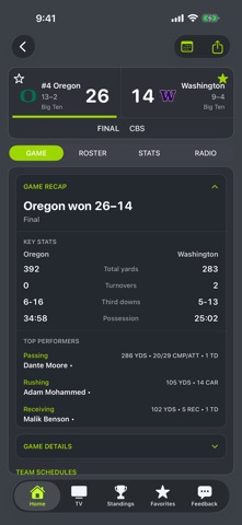 Washington Football Screenshot 3 of 9