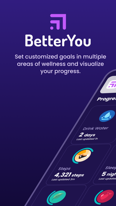 Screenshot 1 of BetterYou - Healthy Habits App