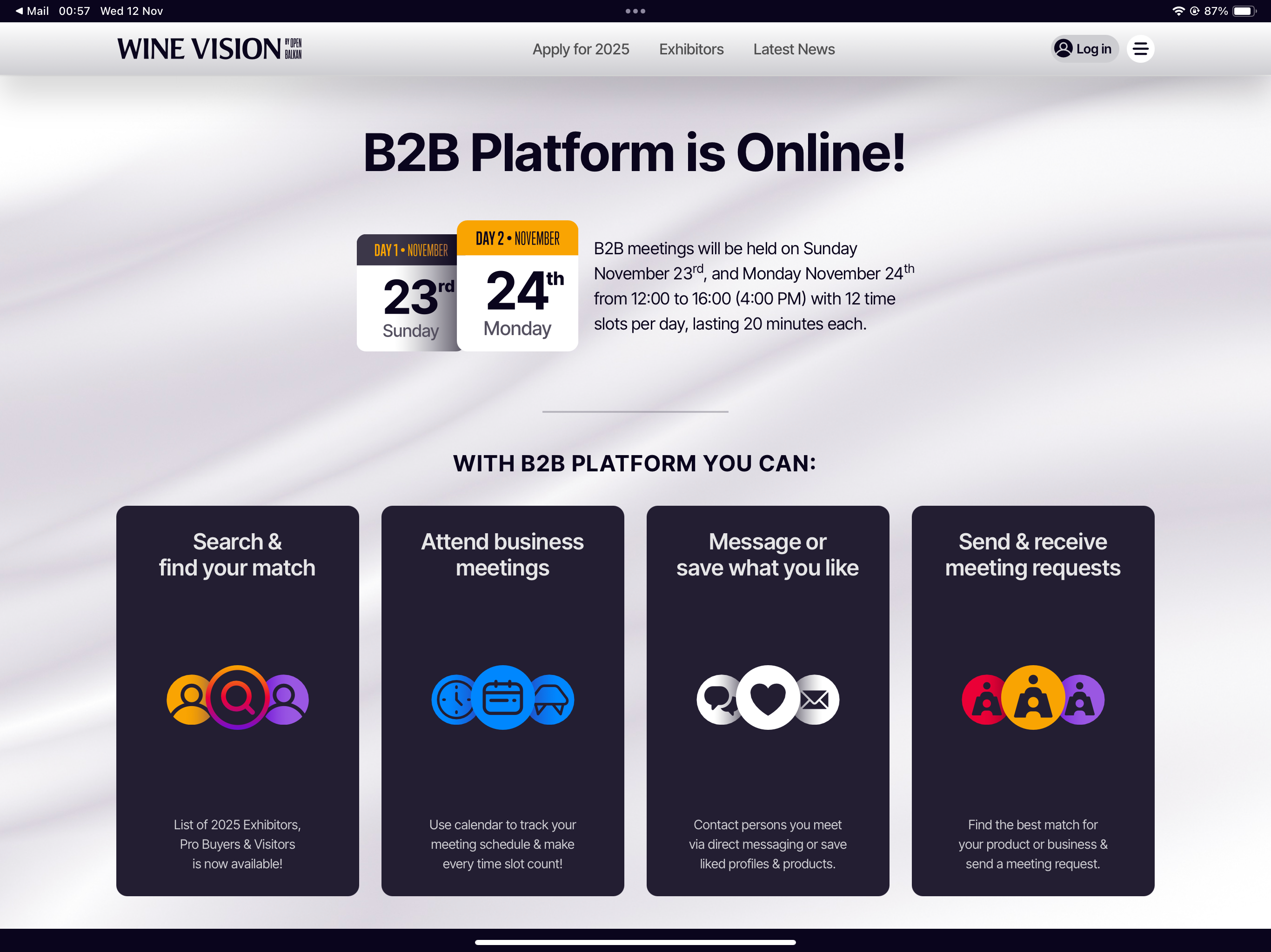 Wine Vision 2025 screenshot 7