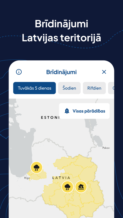 Screenshot 4 of Meteo.lv App