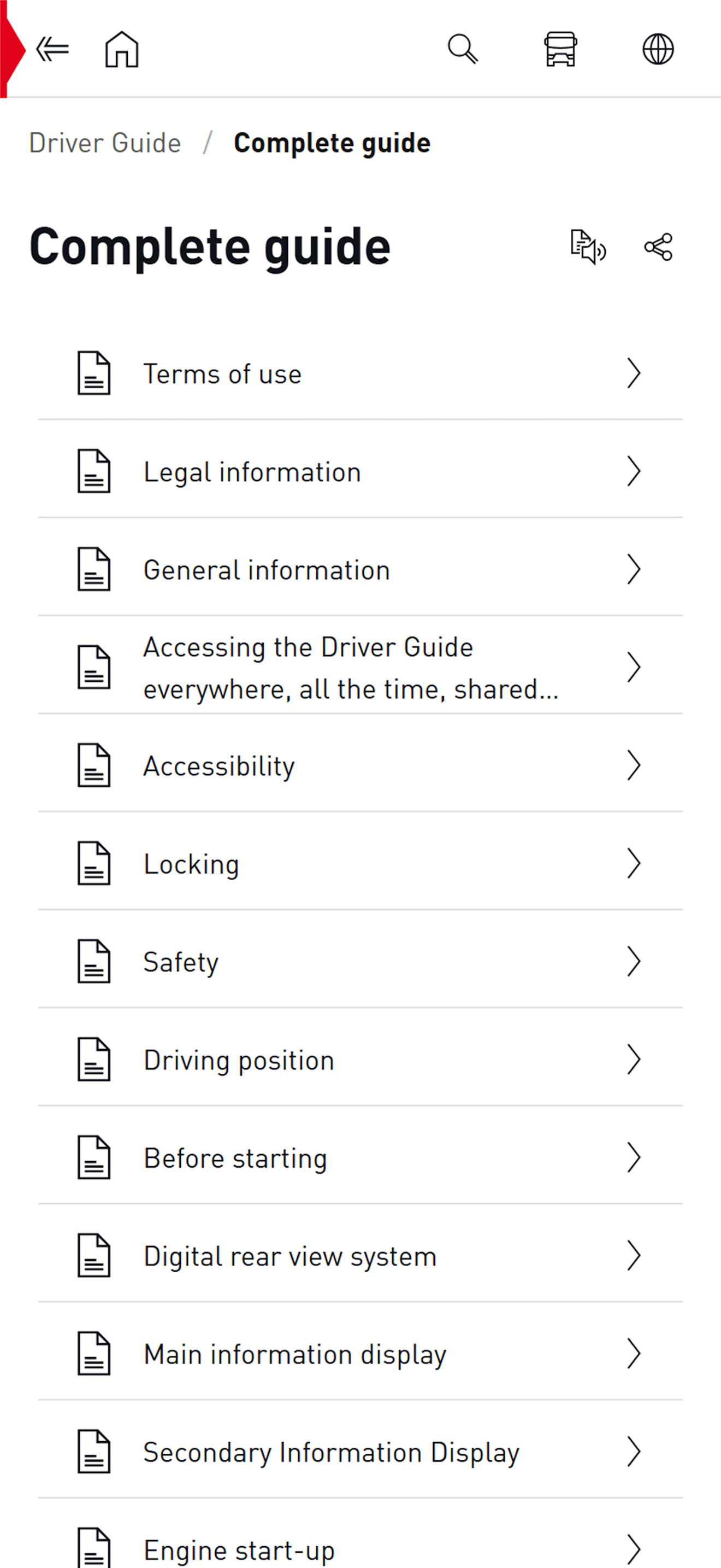 Driver Guide Renault Trucks screenshot 3
