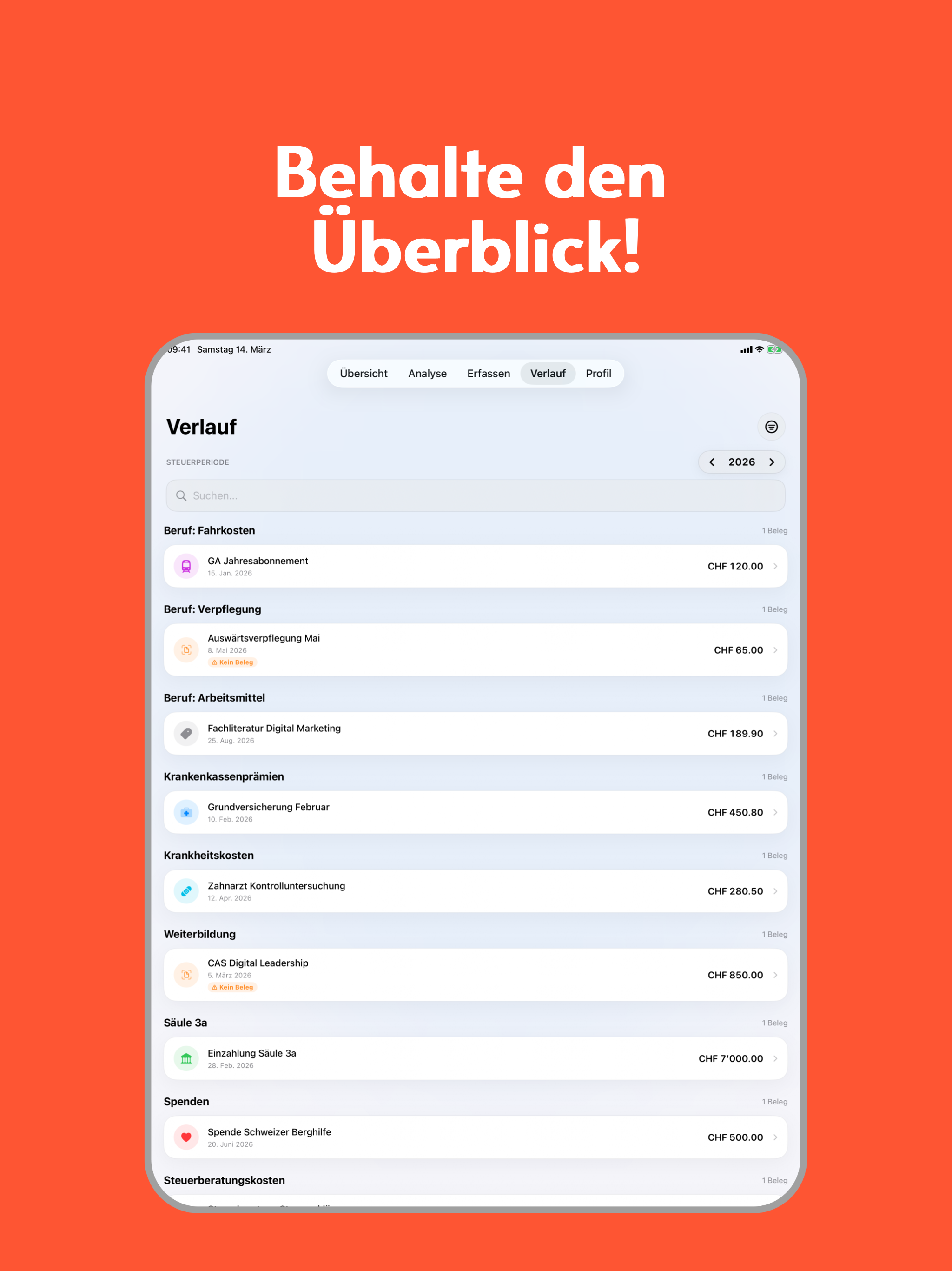 hooi: Steuerbeleg-Scanner