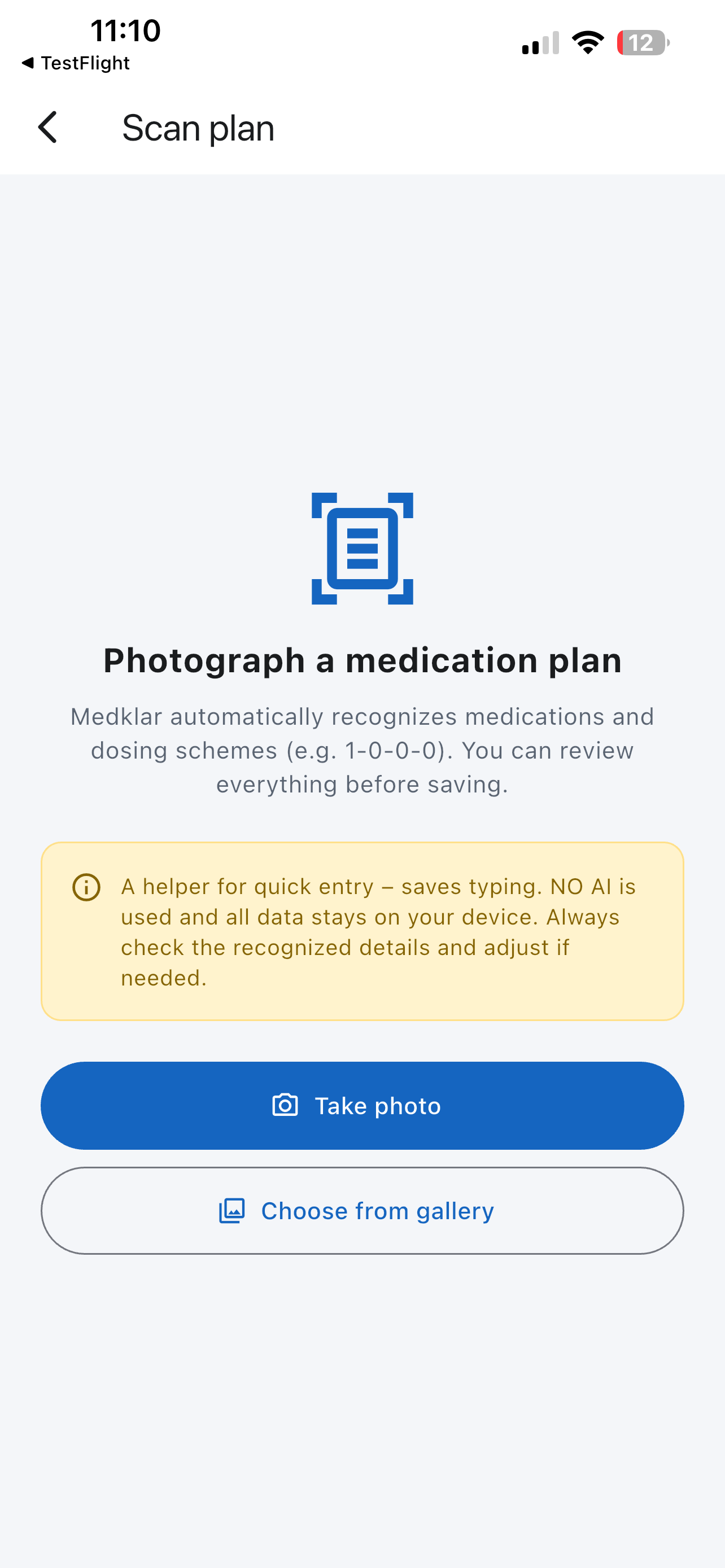 Medklar screenshot 2