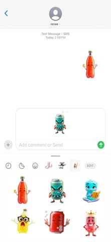 起泡苏打贴纸 screenshot