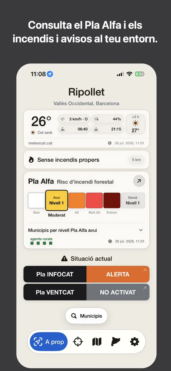 Screenshot #1 pour VisorIncendis