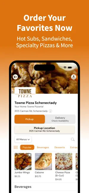 Towne Pizza Schenectady screenshot 2