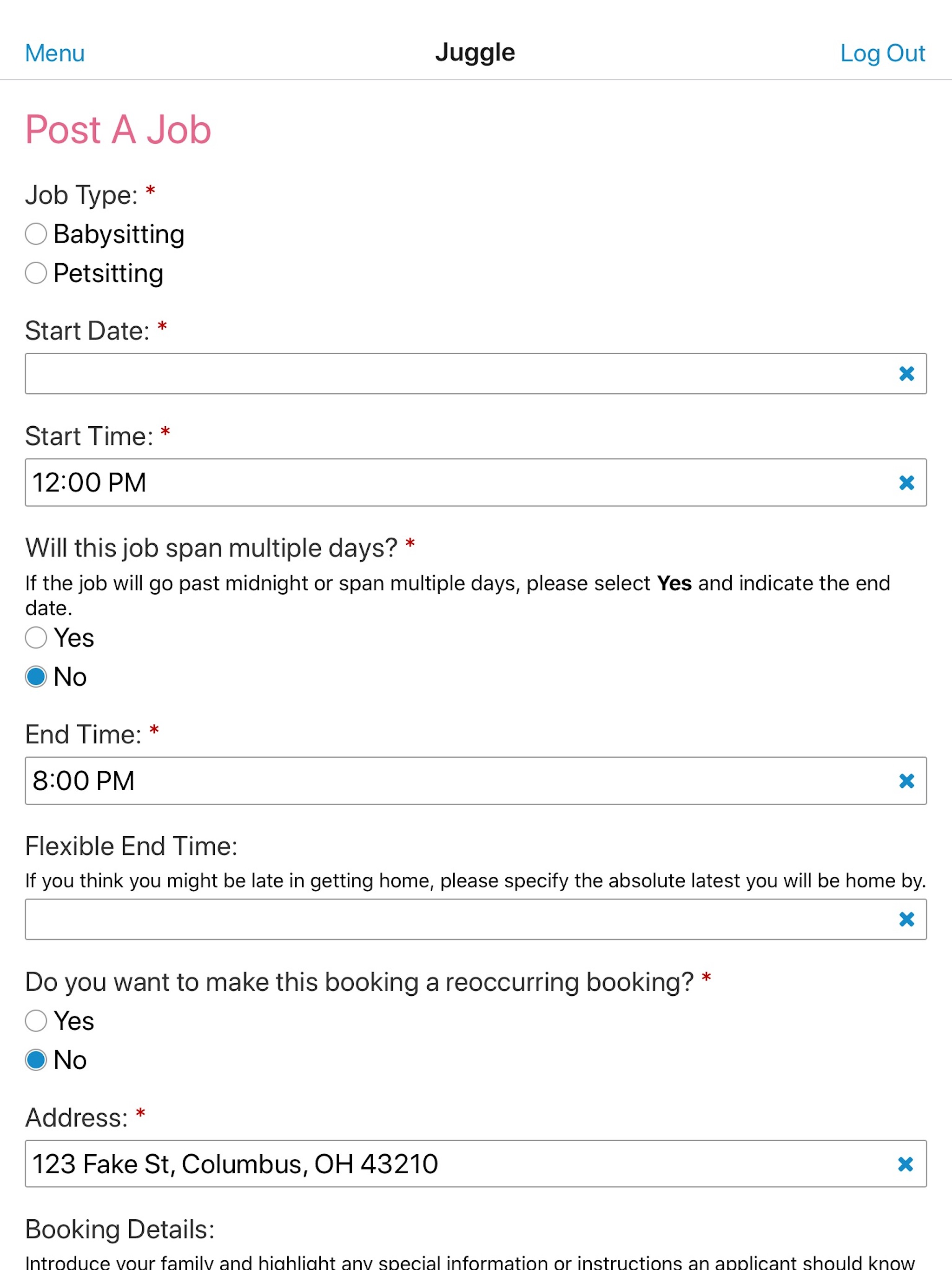 Juggle - Babysitting & More screenshot 8