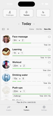 Excelsior: Time Tracker iPhone screenshot