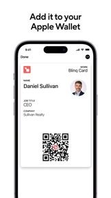 Blinq: Digital Business Card screenshot