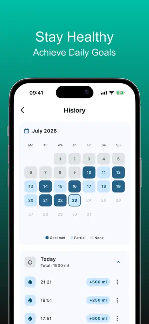 WaterTrack: Water Tracker screenshot 2