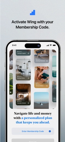 Wing App iPhone screenshot