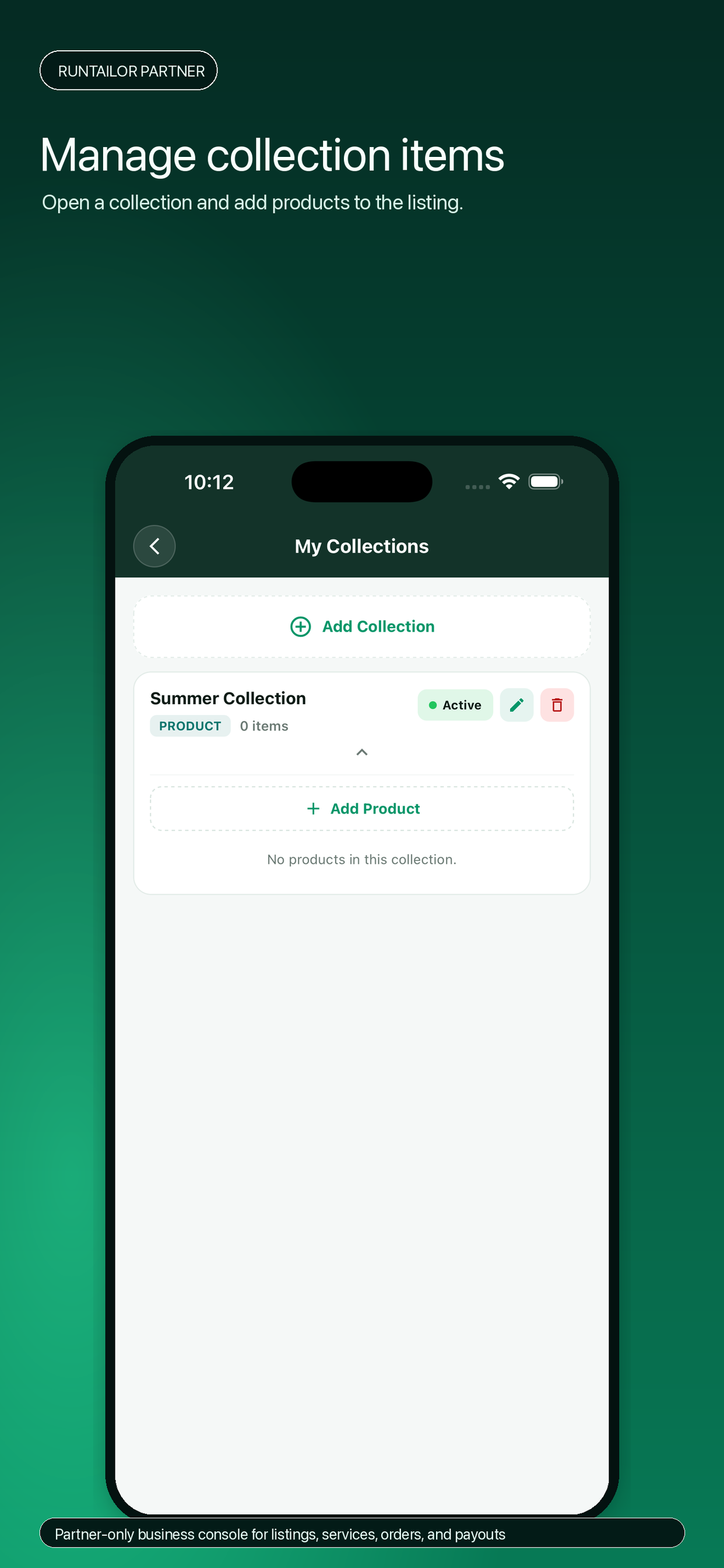 RunTailor Partner screenshot 6