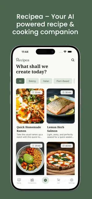 Recipea: AI Recipe Saver screenshot 1