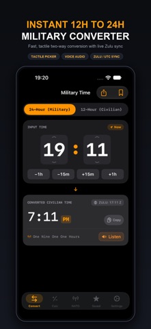 Military Time Clock Converter Screenshot 1 of 5