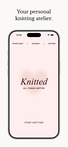 Knitted - Knitting Diary App Screenshot 1 of 10