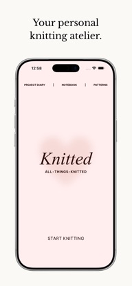 Knitted - Knitting Diary App screenshot 1