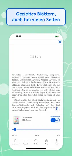 Screenshot von Onleihe 3 auf dem iPhone 5