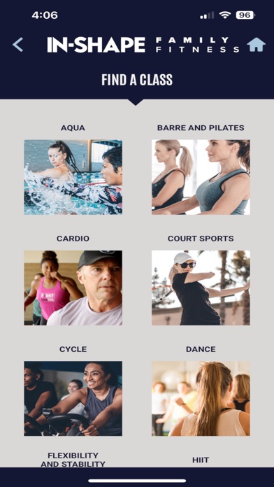 In-Shape Fitness Screenshot