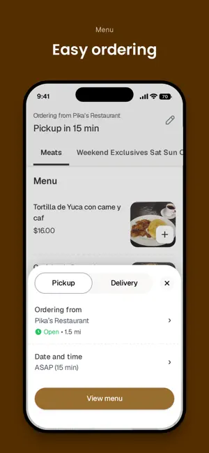 Pika’s Restaurant screenshot 3