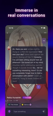 Captura de tela 3 de Joyland AI: Anime roleplays