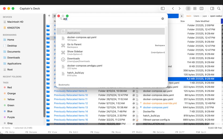 #7. Captain's Deck (macOS) Ved: ATHANASIOS CHONIAS