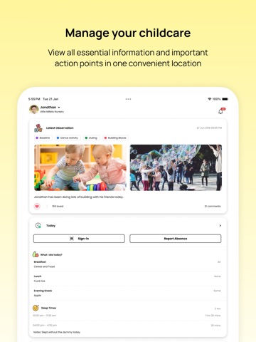 eyparent iPad screenshot