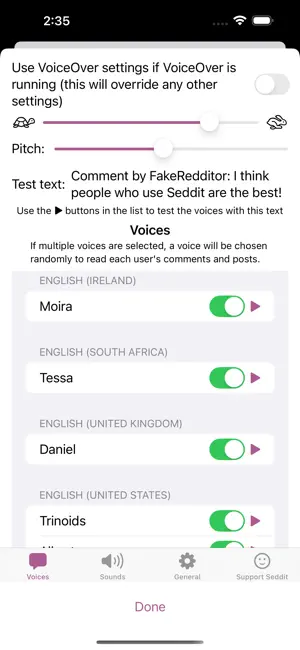 Seddit screenshot 3