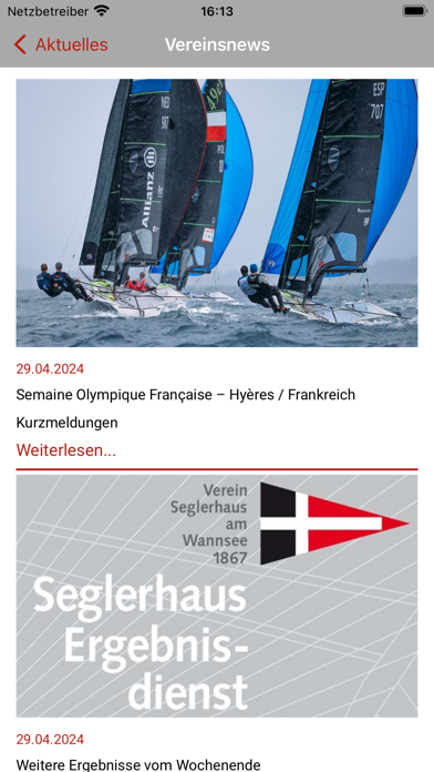 Verein Seglerhaus am Wannsee Screenshot