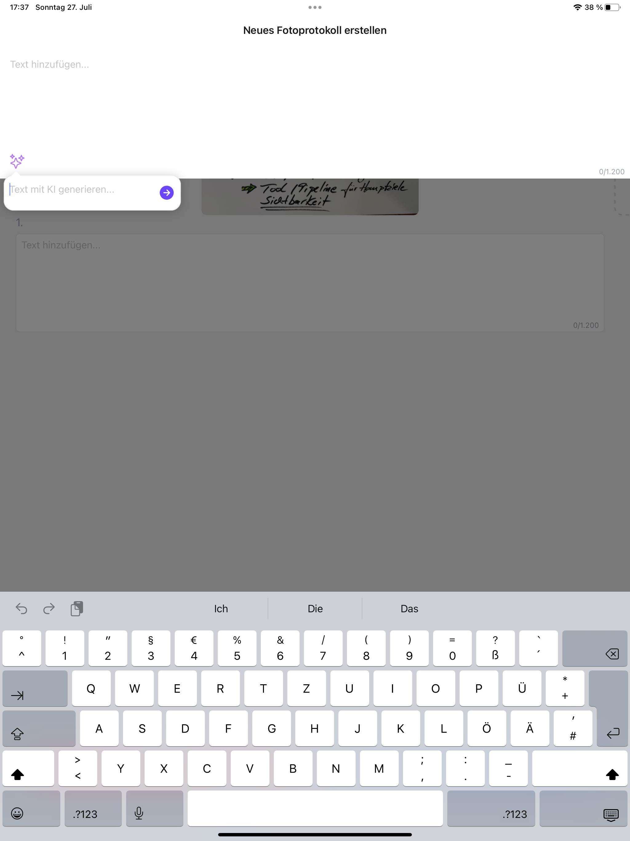 Easy Fotoprotokoll
