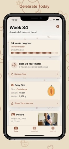 Pregnancy Timelapse: BumpLapse iPhone screenshot