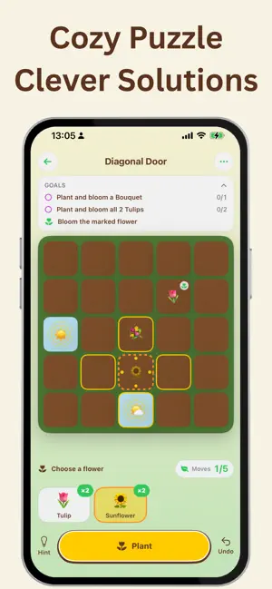 Pocket Bloom: Garden Puzzle screenshot 1