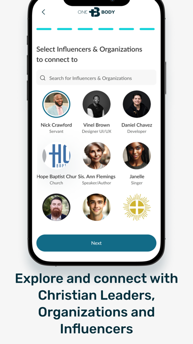 One Body - Christian Social Screenshot
