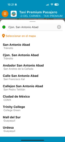 Taxi Premium Pasajero screenshot