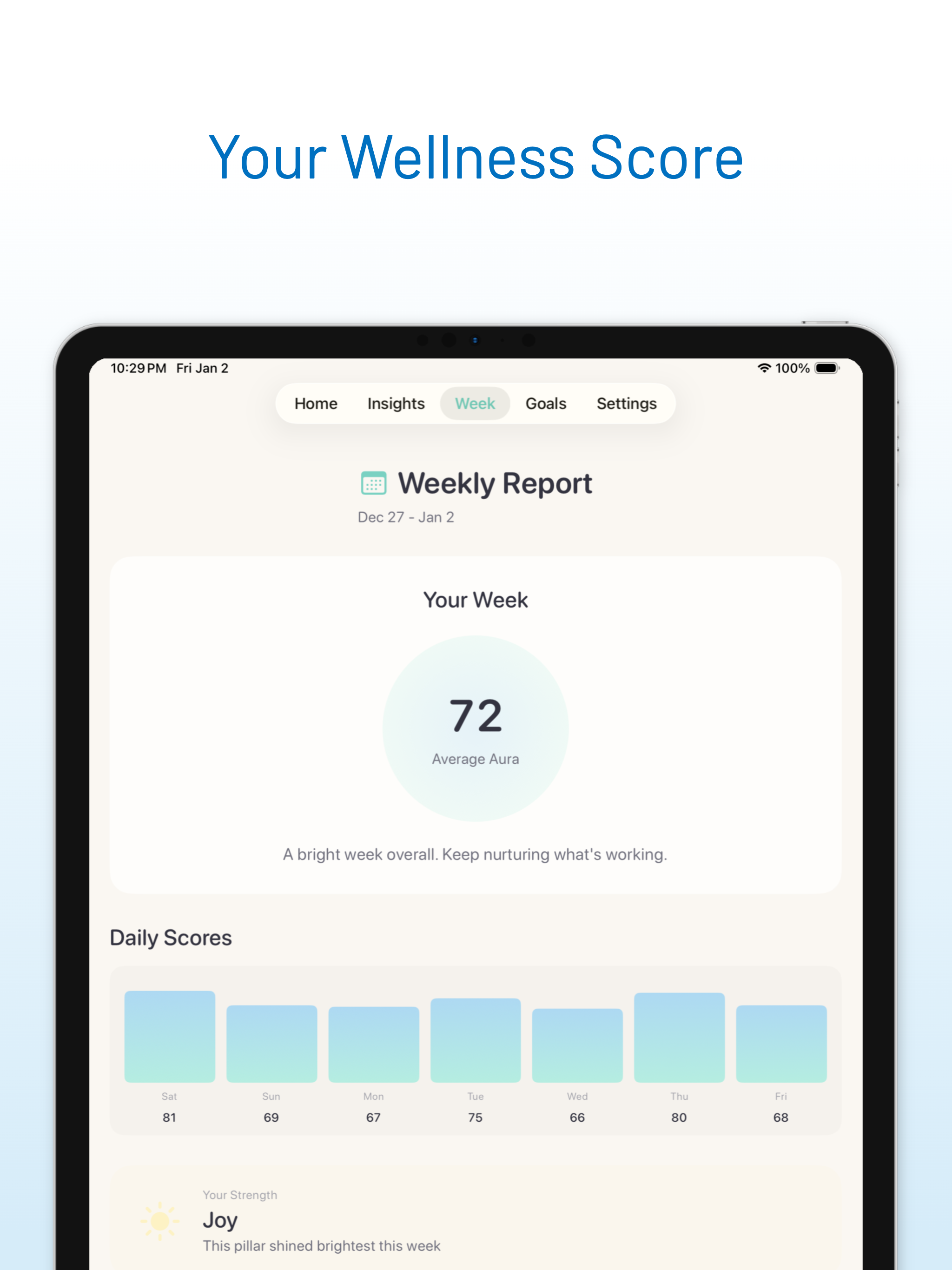Vye - Daily Wellness Tracker