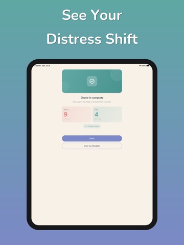 Thought Tracker CBT iPad screenshot