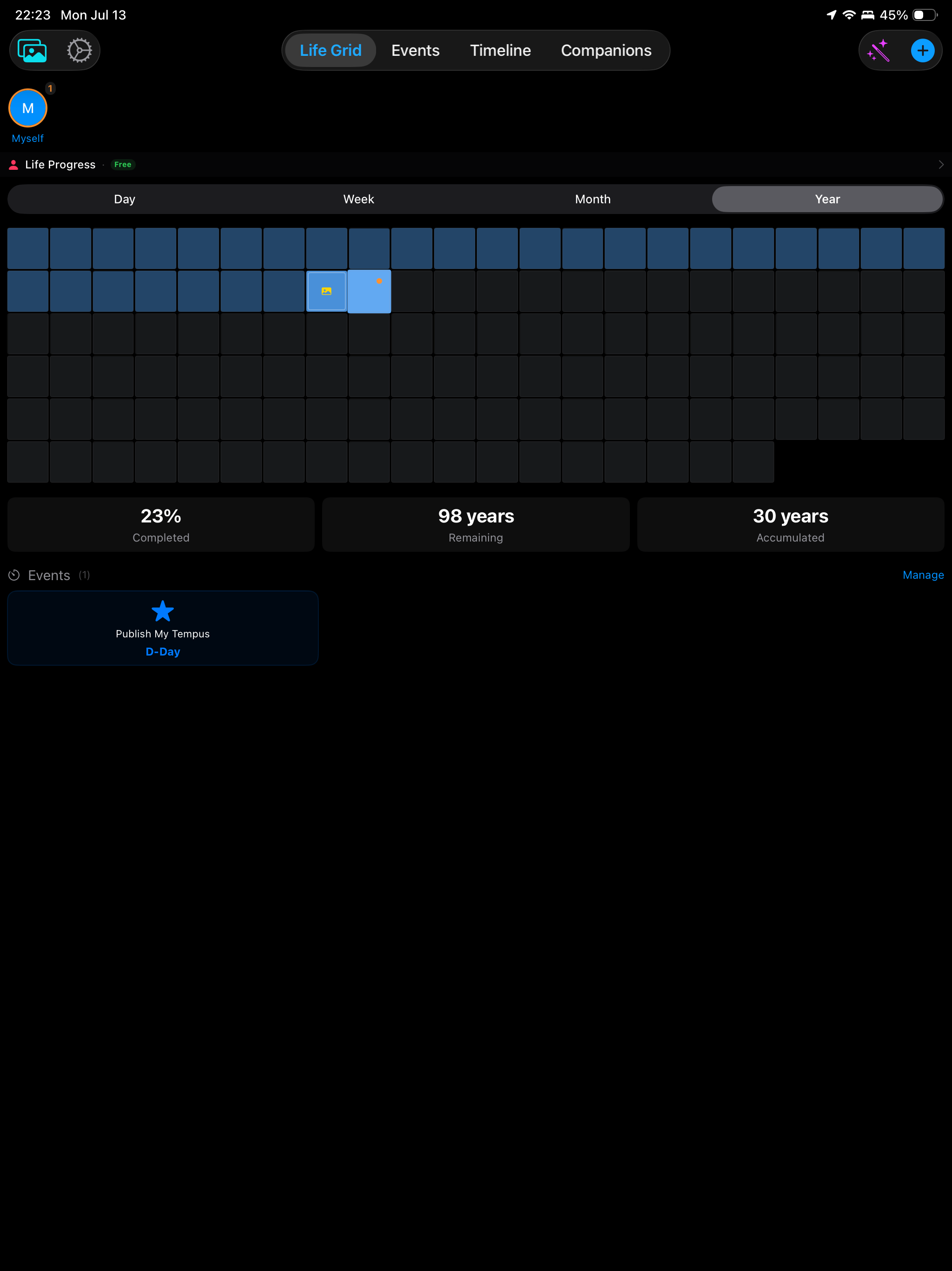My Tempus Life Progress Widget screenshot 11