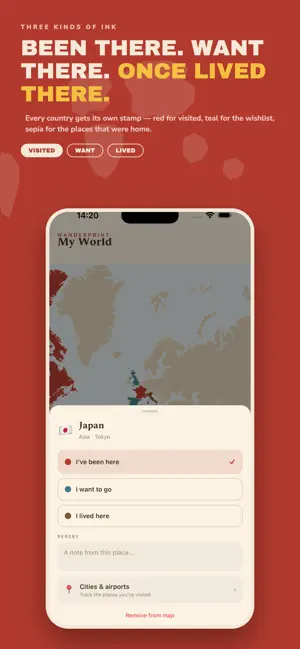 Wanderprint: Scratch Map screenshot 2