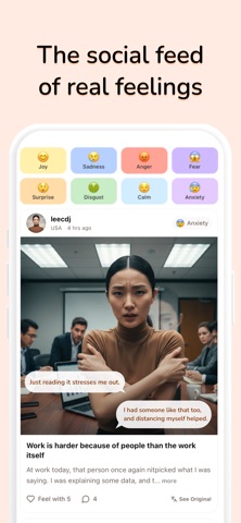 Re:feel - AI Mood Journal&Feed iPhone screenshot