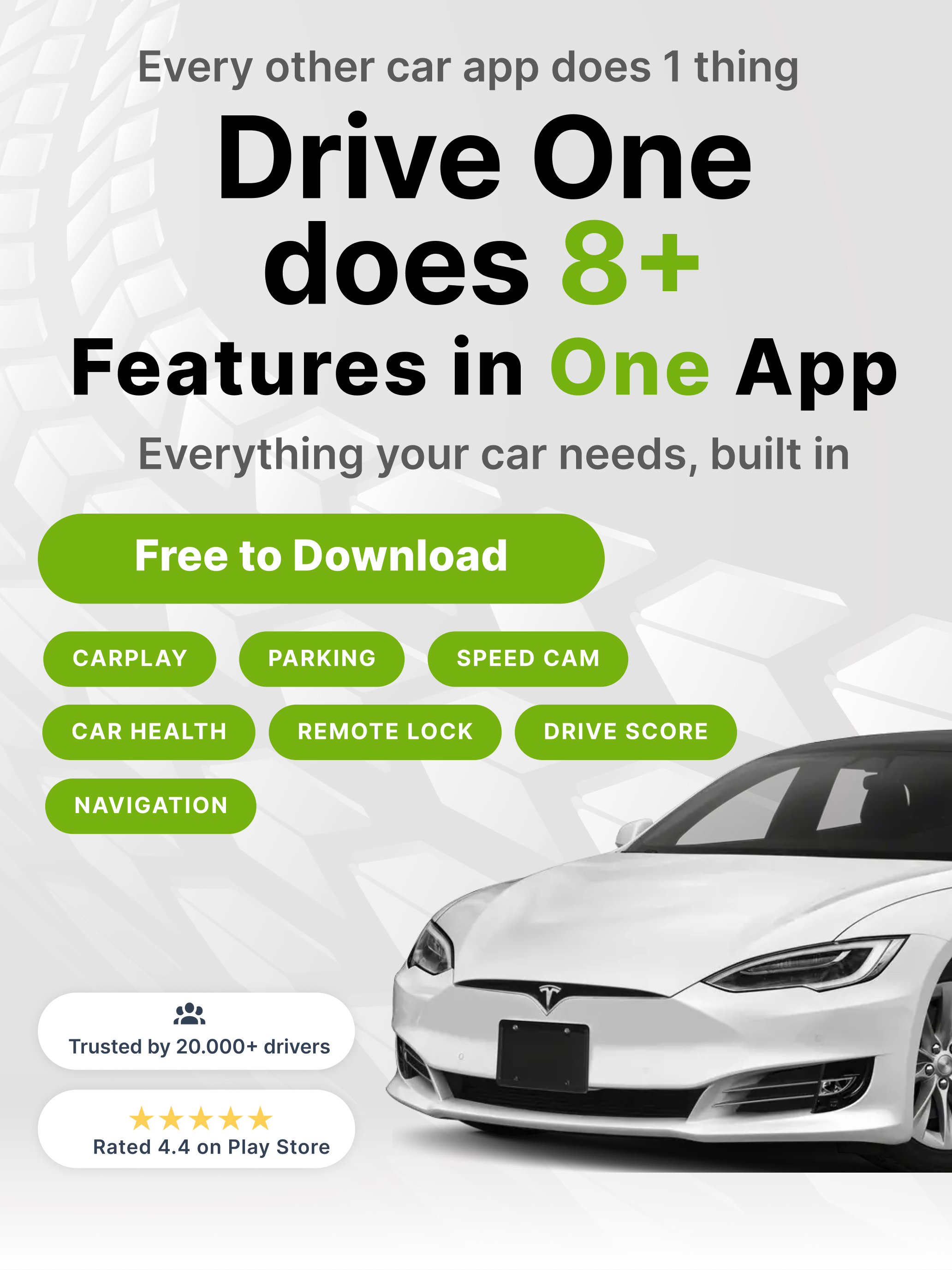 Drive Hub: Car Play & Tracker