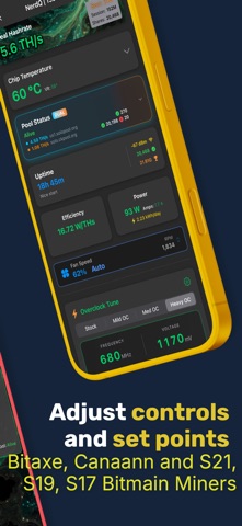 HashWatcher-Miner Dashboard Screenshot 2 of 8