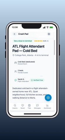 CrewPad: Crash Pad Finder screenshot