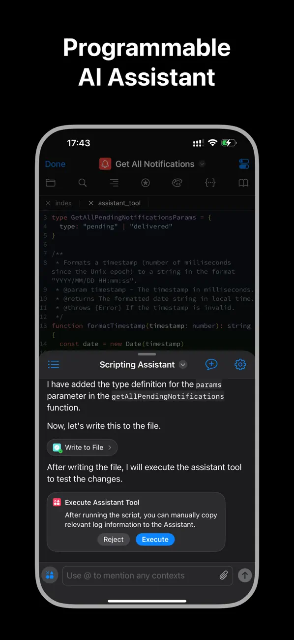 #1. Scripting (iOS) Tekijänä: 有智 方