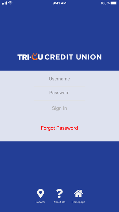 Tri-CU Credit Union Screenshot