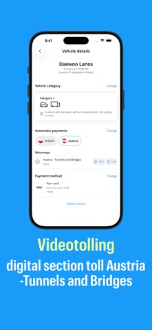 Autopay. Vignettes, motorway iPhone screenshot 5
