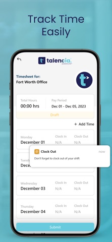 TALENCIA iPhone screenshot