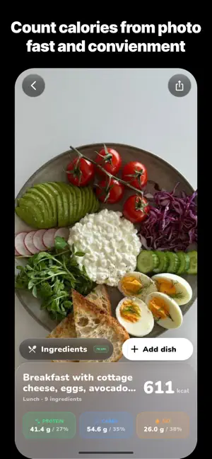 Fitvi: Calorie counter screenshot 1