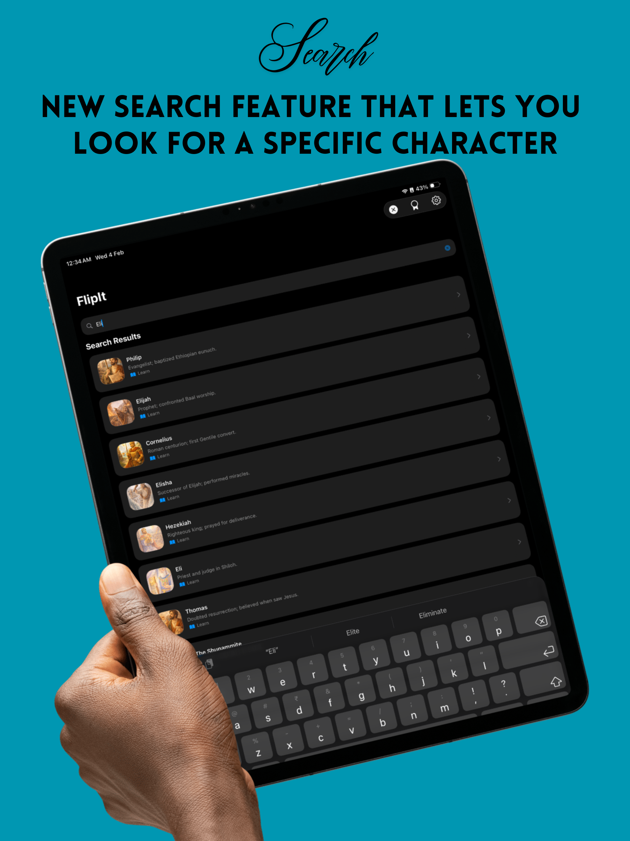 FlipIt - Bible Character Cards